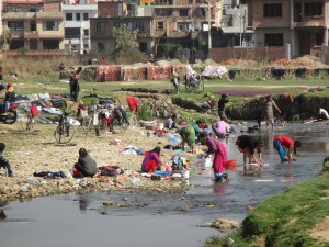 Wash day in Nepal